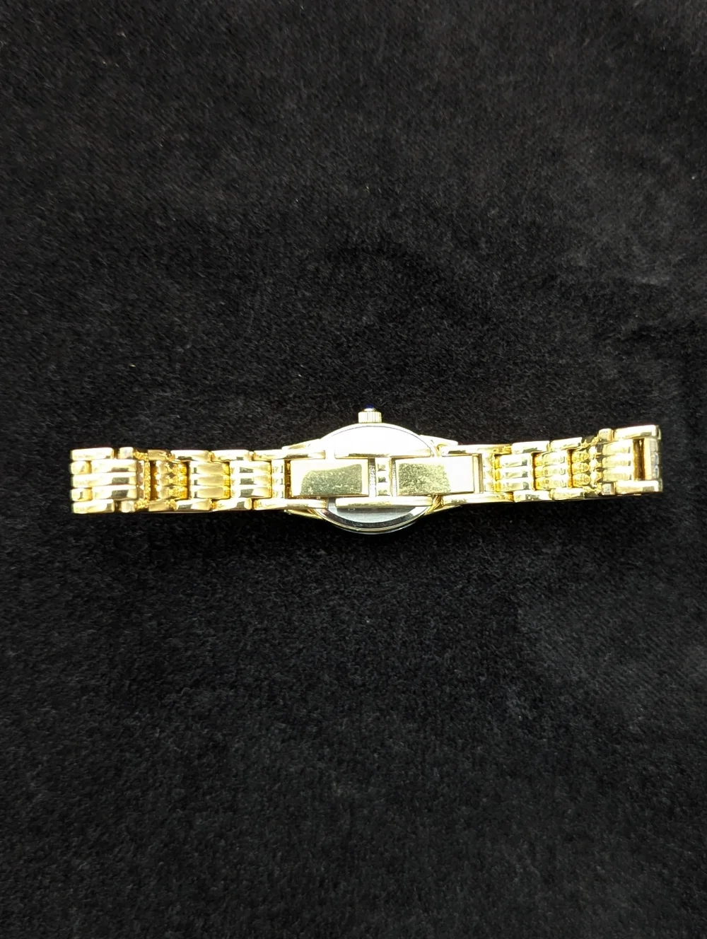 Armitron Gold-Tone Women's Bracelet Watch with Black Dial